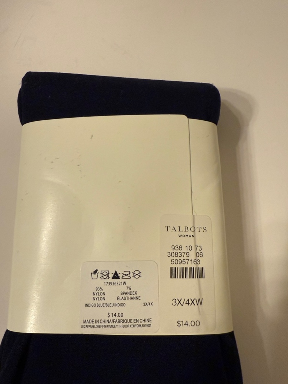 Talbots Navy Women's Tights - Picture 2 of 3